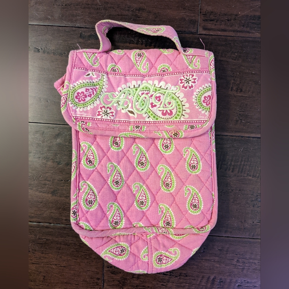 Monogrammed wine bag. Vera Bradley